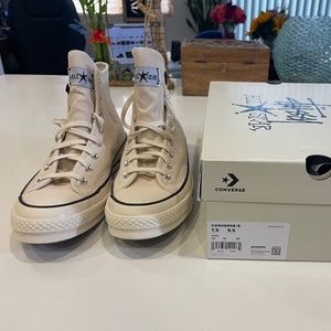 Converse x Stussy Chuck 70 Hi Fossil/Natural Ivory